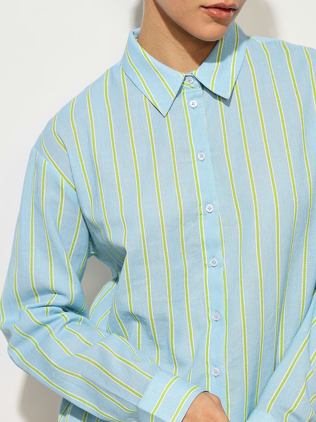Blue Striped Shirt