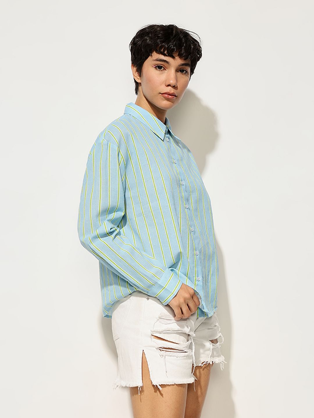 Blue Striped Shirt