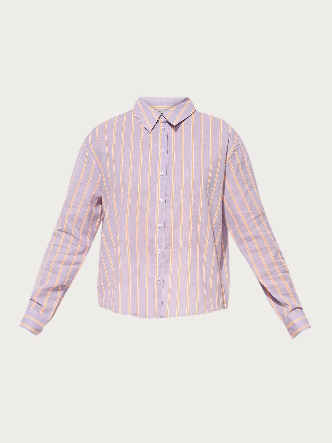 Lavender Striped Shirt