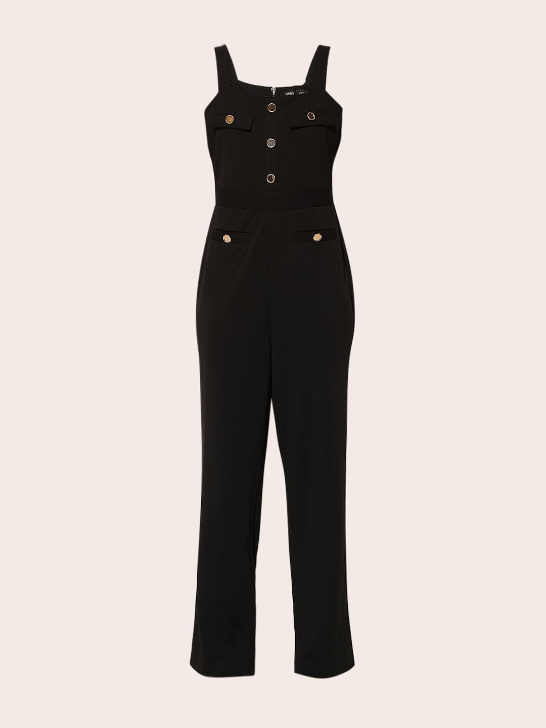 Black Sleeveless Jumpsuit