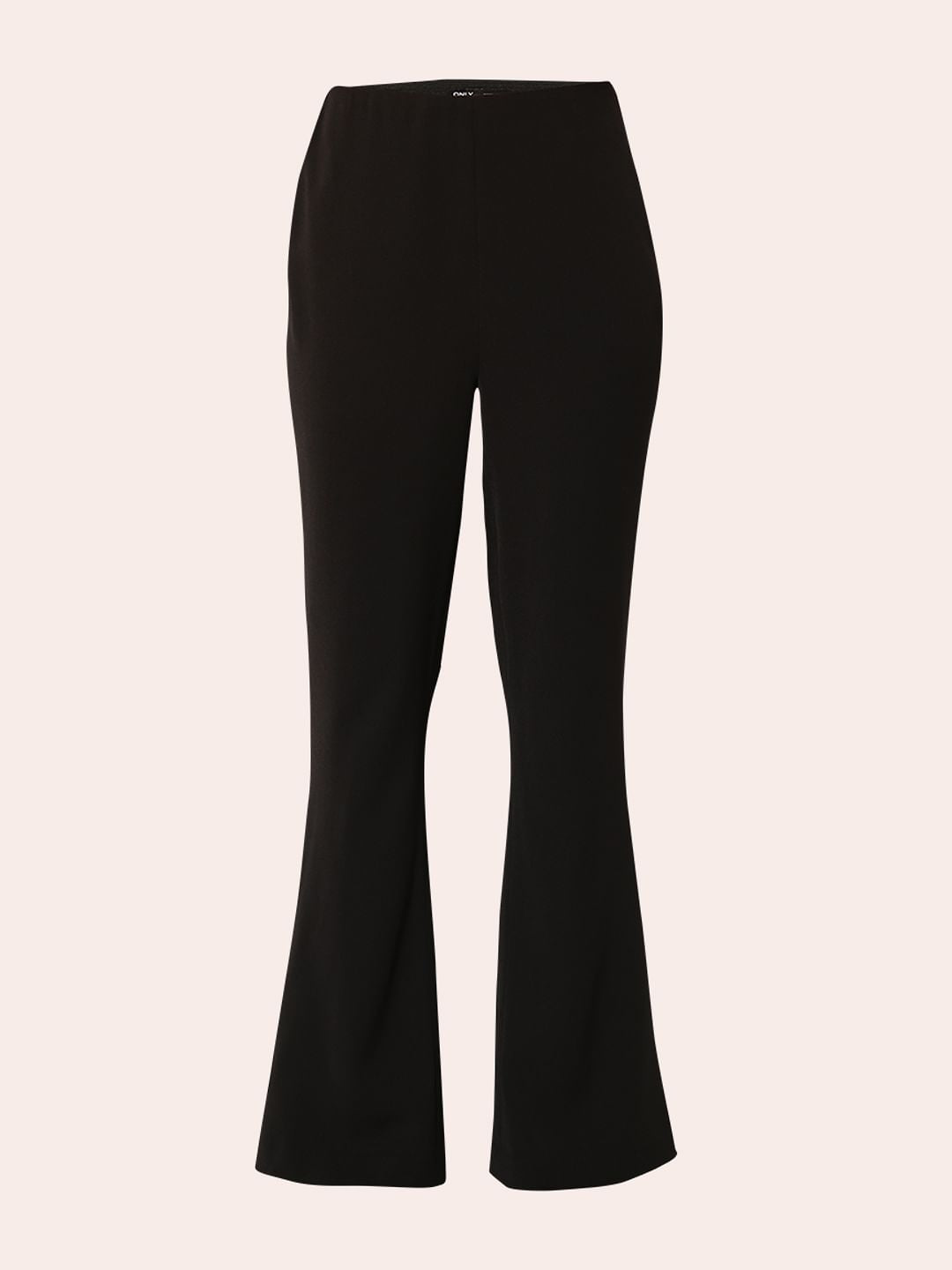 Black Side Slit Flared Pants