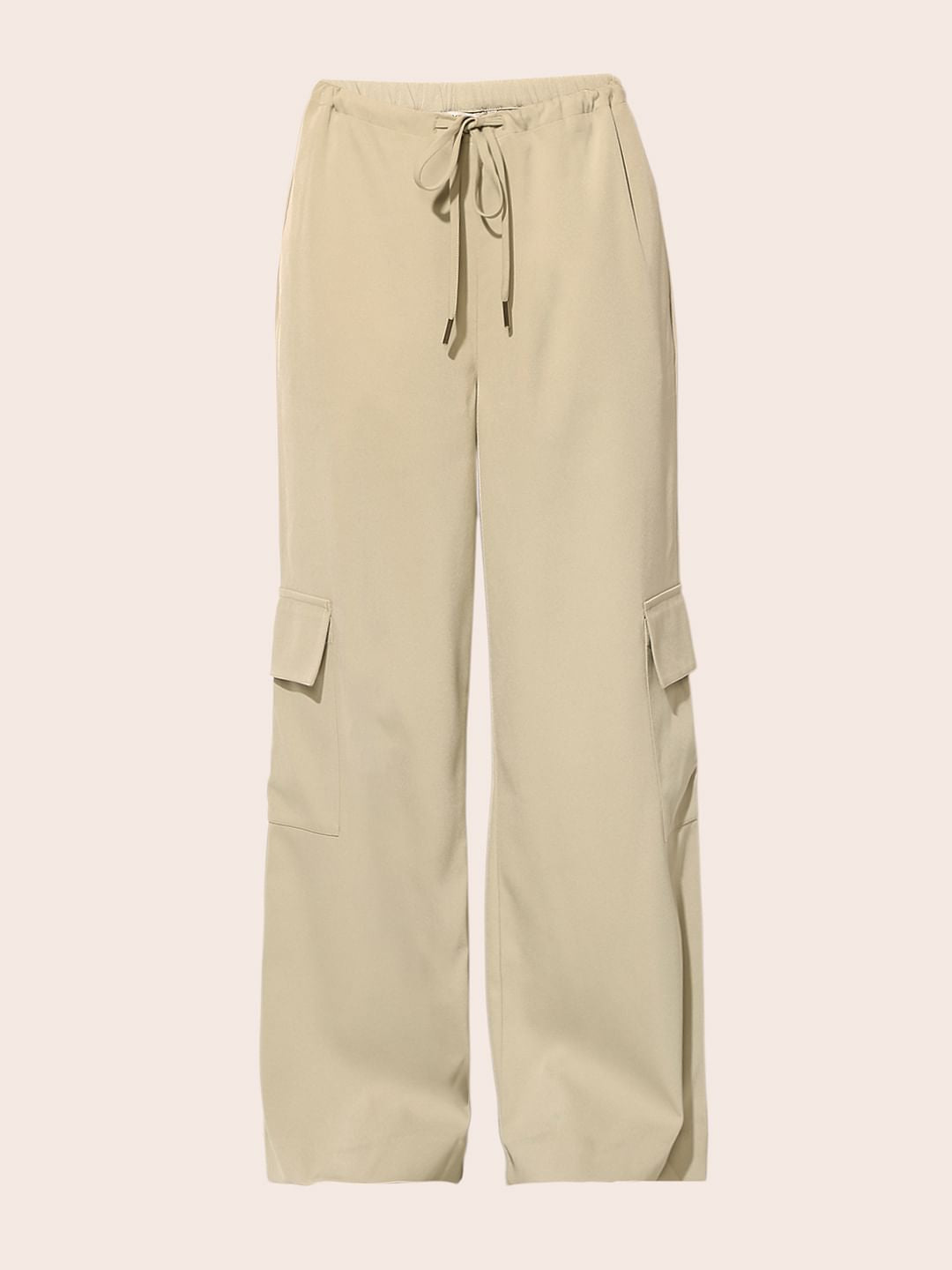 Beige Cargo Pants