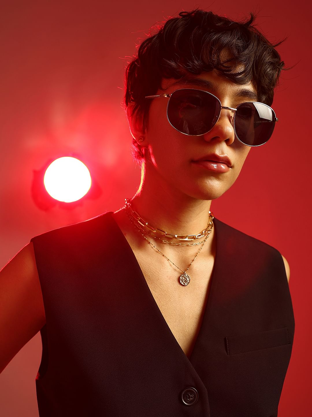 Golden Framed Aviators