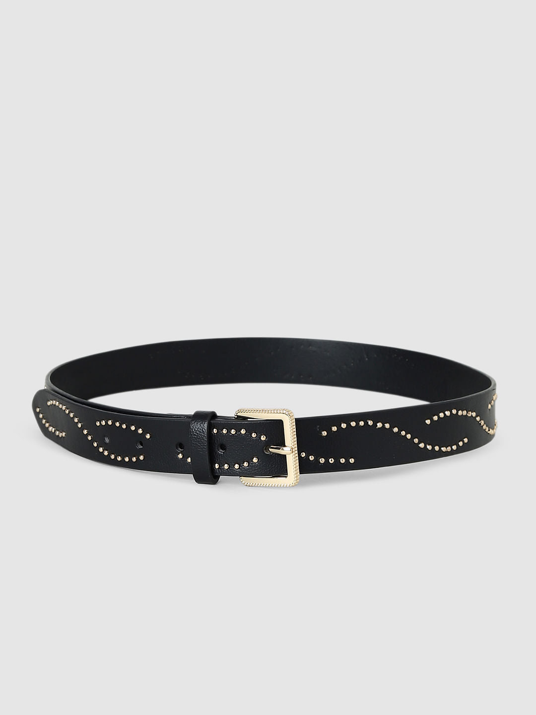 Black Studded Belt
