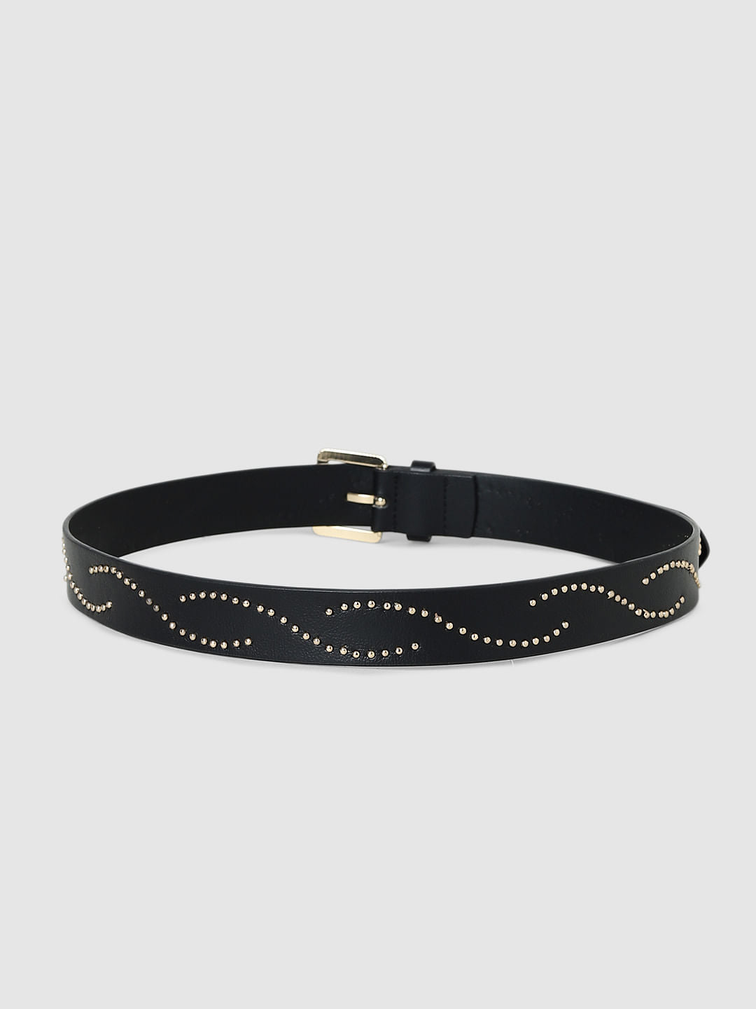Black Studded Belt