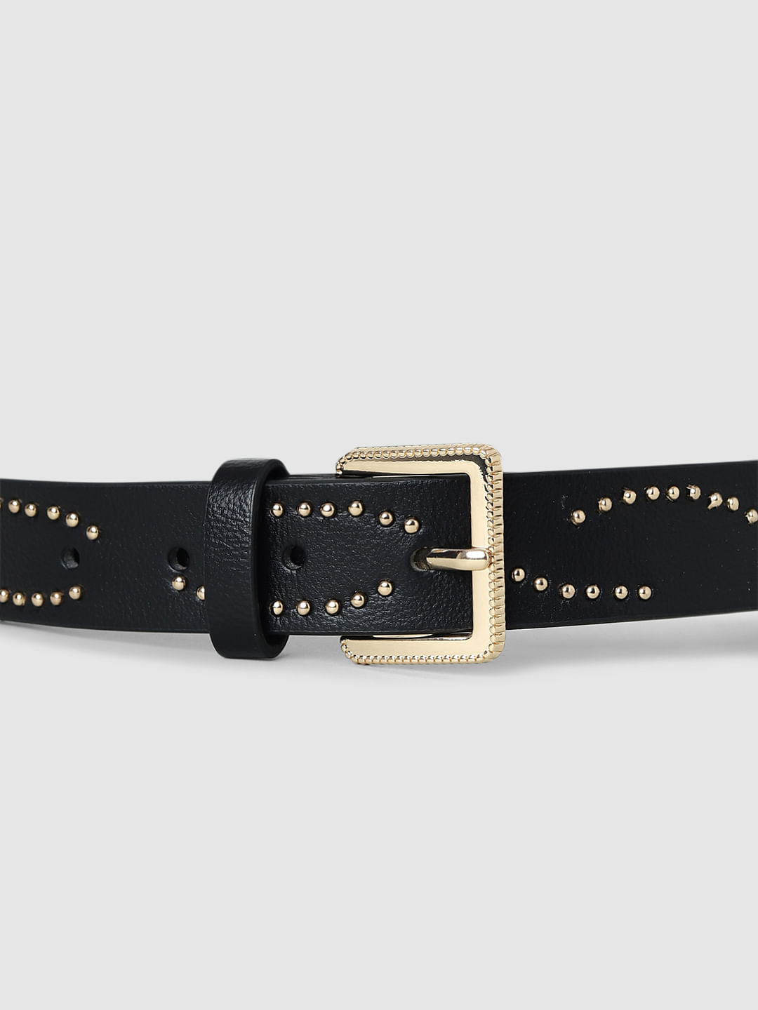 Black Studded Belt