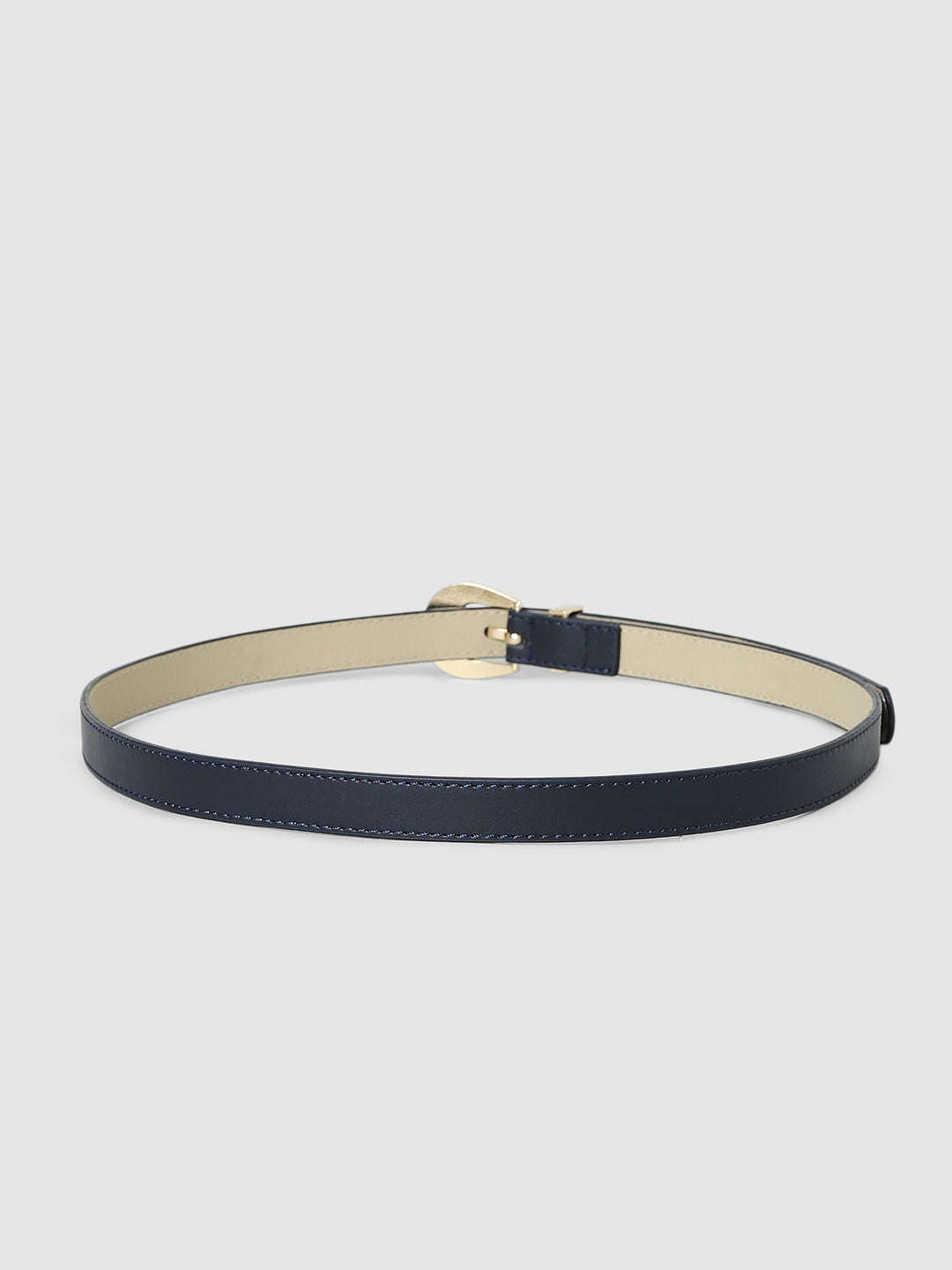 Navy Blue Narrow Belt