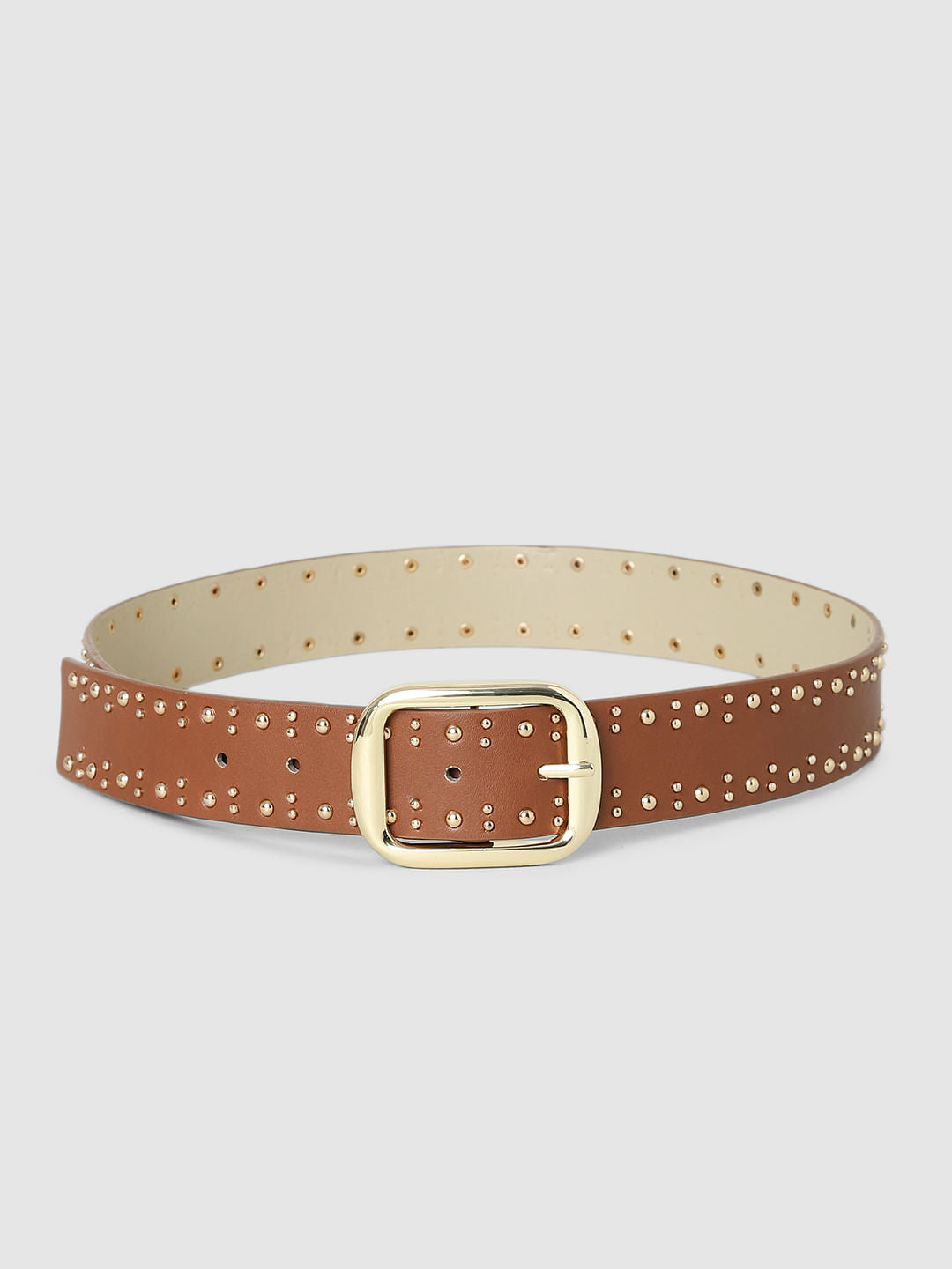 Brown Studded Belt