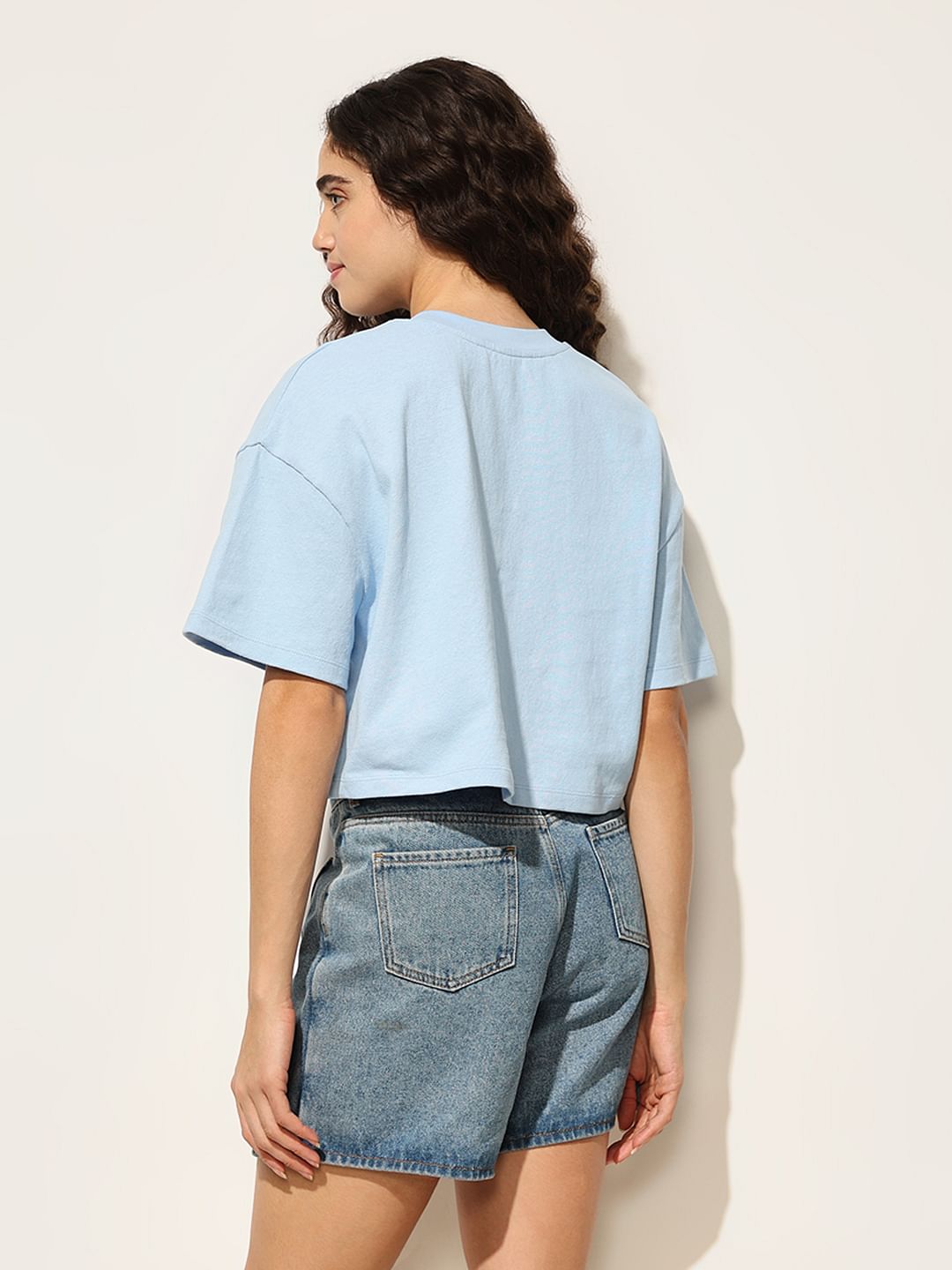 Blue Printed T-Shirt