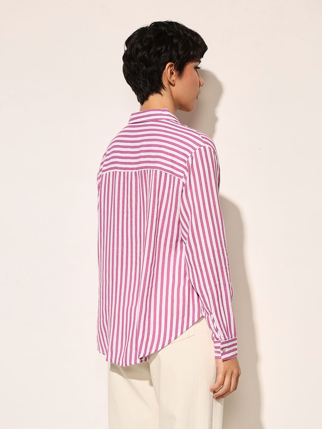 White Striped Shirt