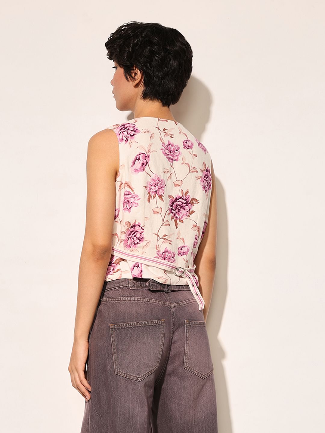 Pink Striped Waistcoat