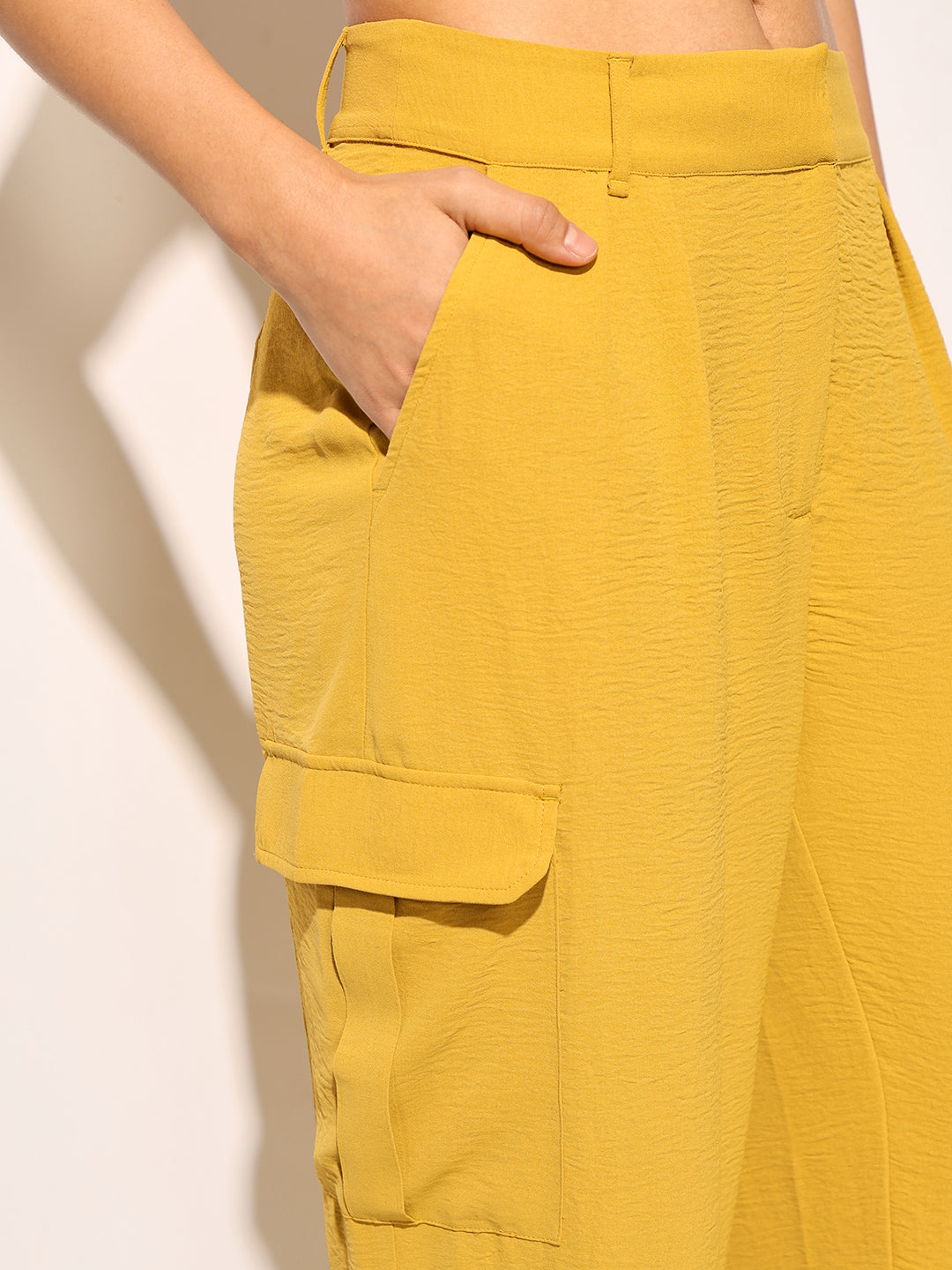 Mustard Shirt & Pants Co-ord Set
