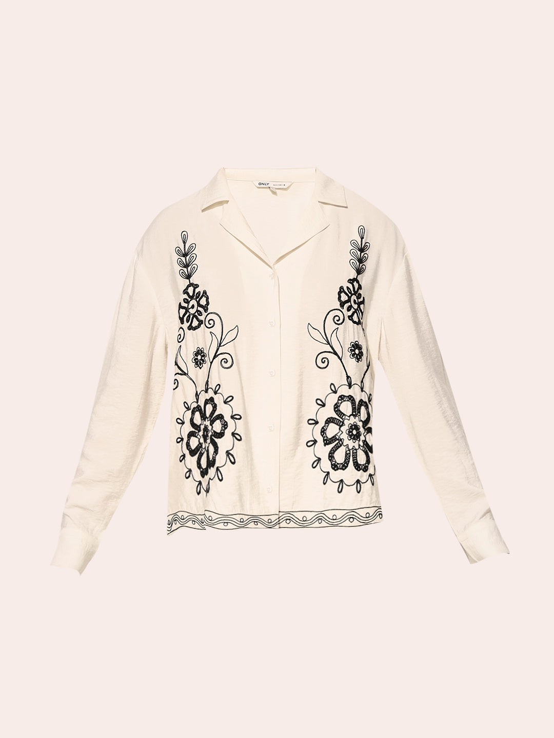 Embroidered Shirt & Pants Co-ord Set