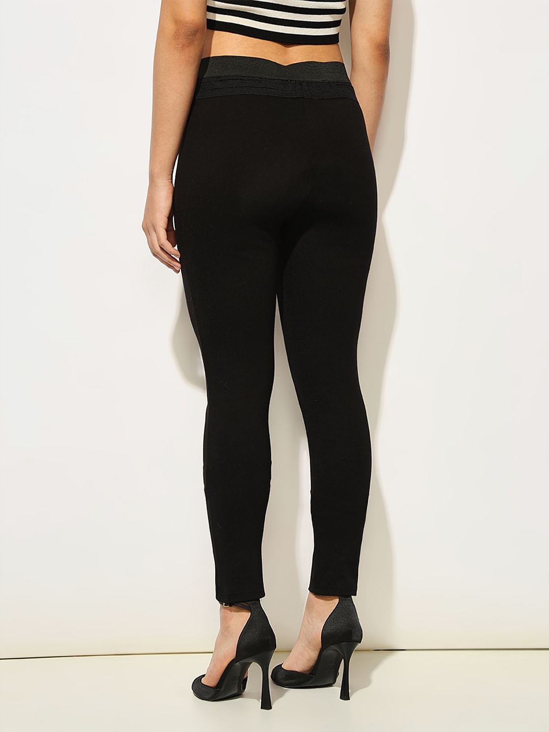 Black High Rise Leggings