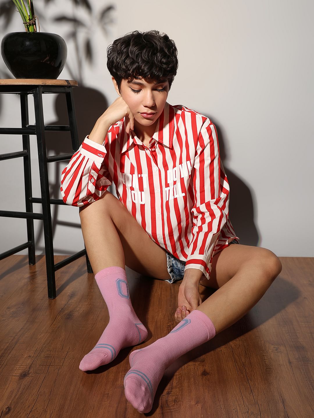 Pack Of 3 Mid Length Socks