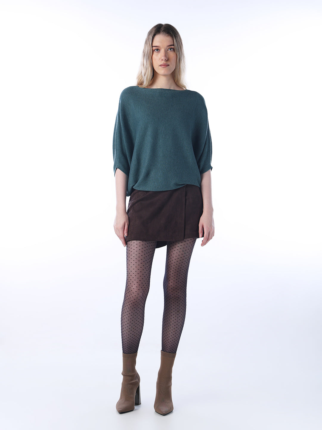 Bat sleeve Oversized Pullover - Dark Blue