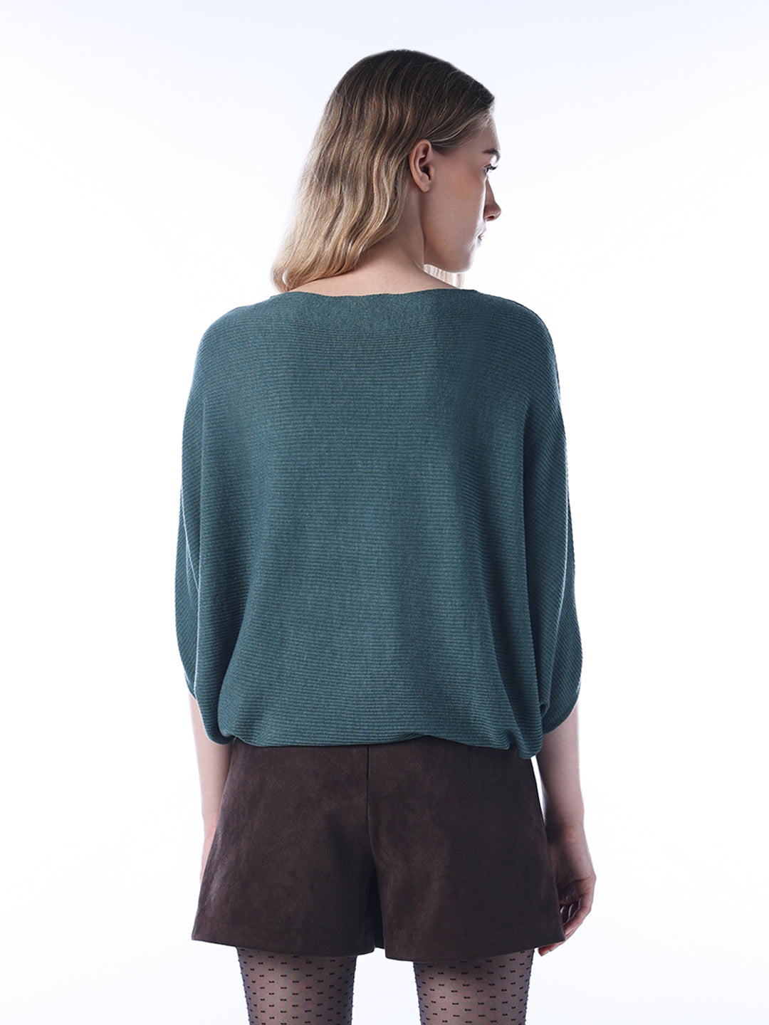 Bat sleeve Oversized Pullover - Dark Blue