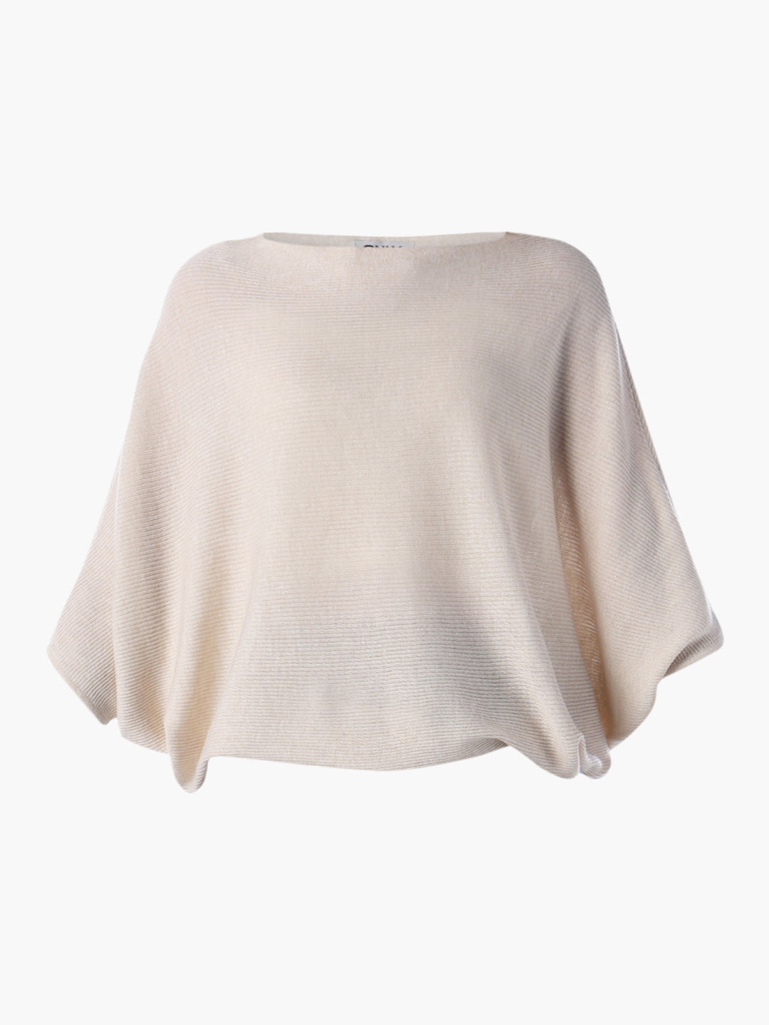 Bat sleeve Oversized Pullover - Beige
