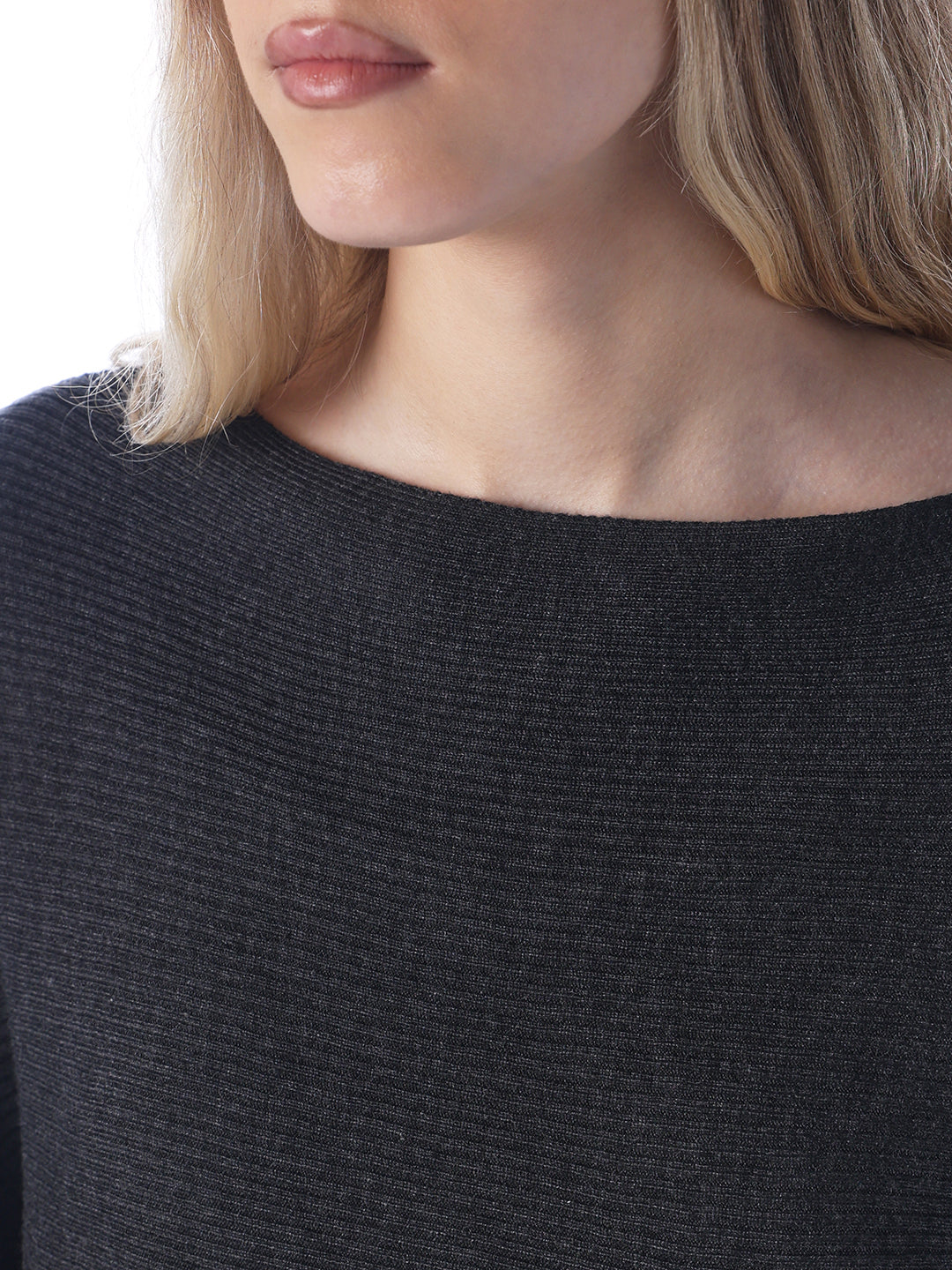 Bat sleeve Oversized Pullover - Dark Grey