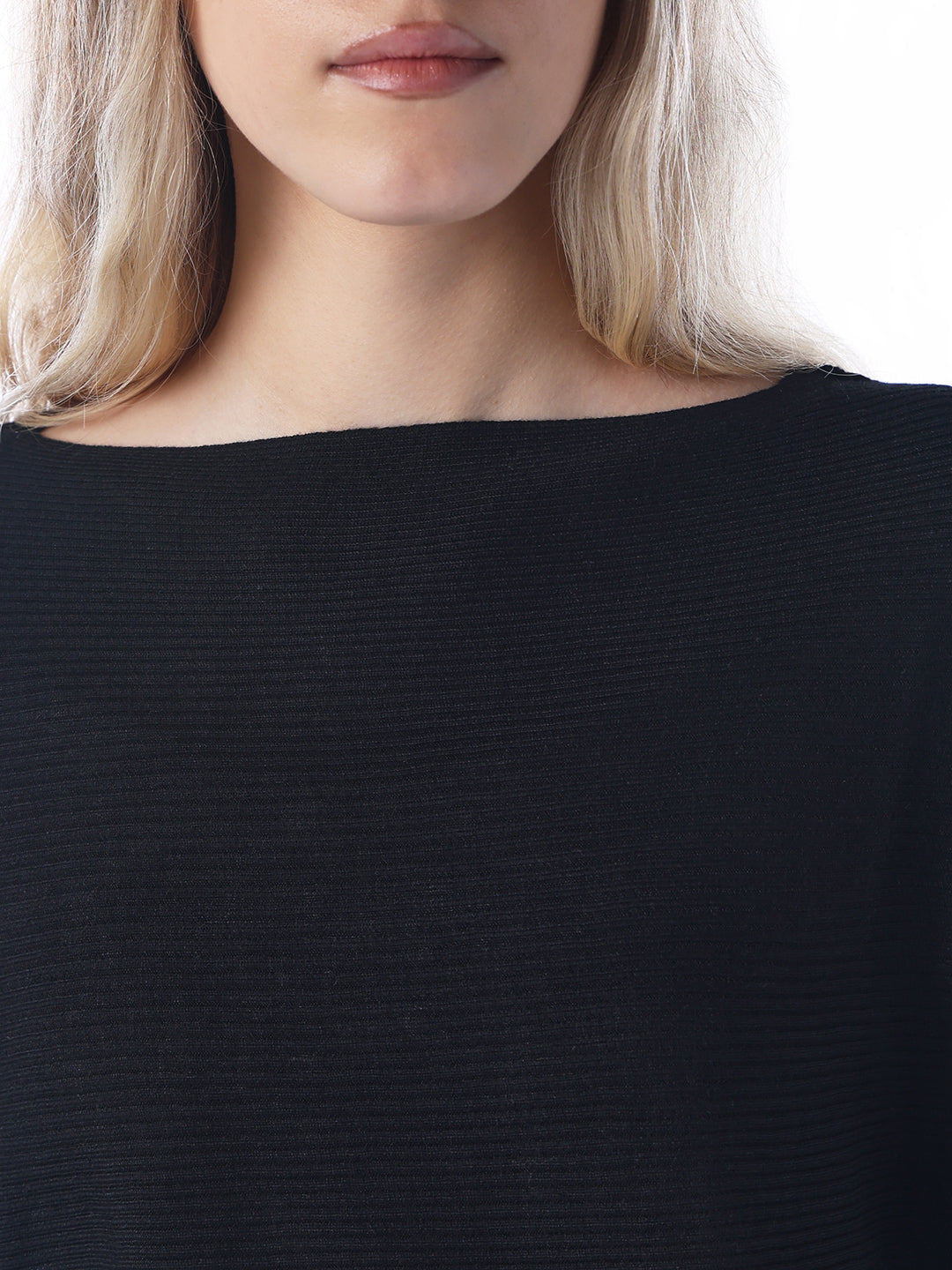 Bat sleeve Pullover - Black