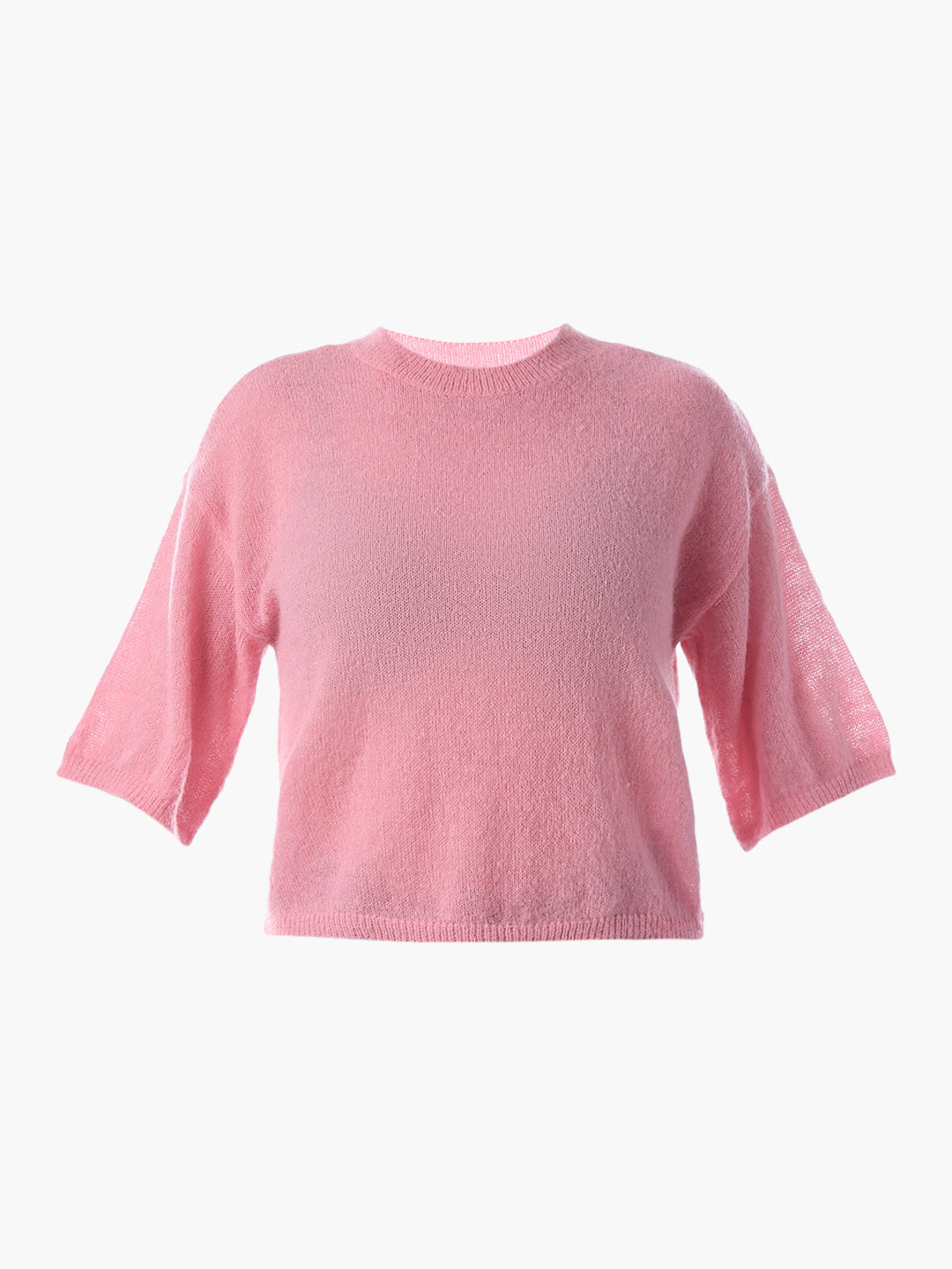 Pink Drop Shoulder Pullover