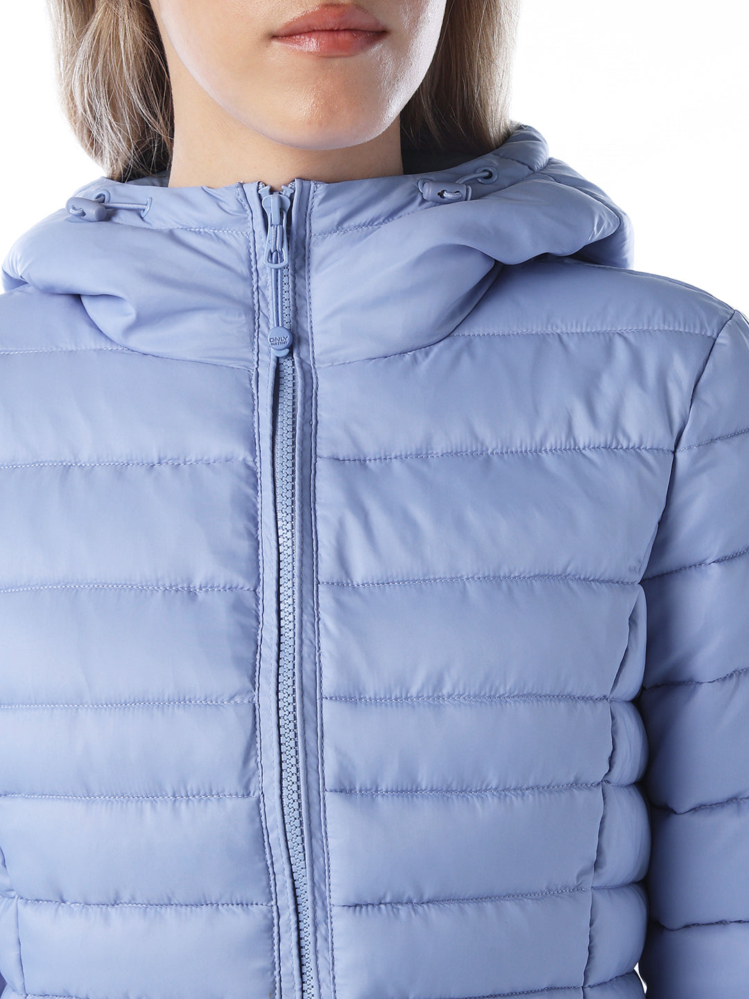 Hooded Puffer Jacket - Blue