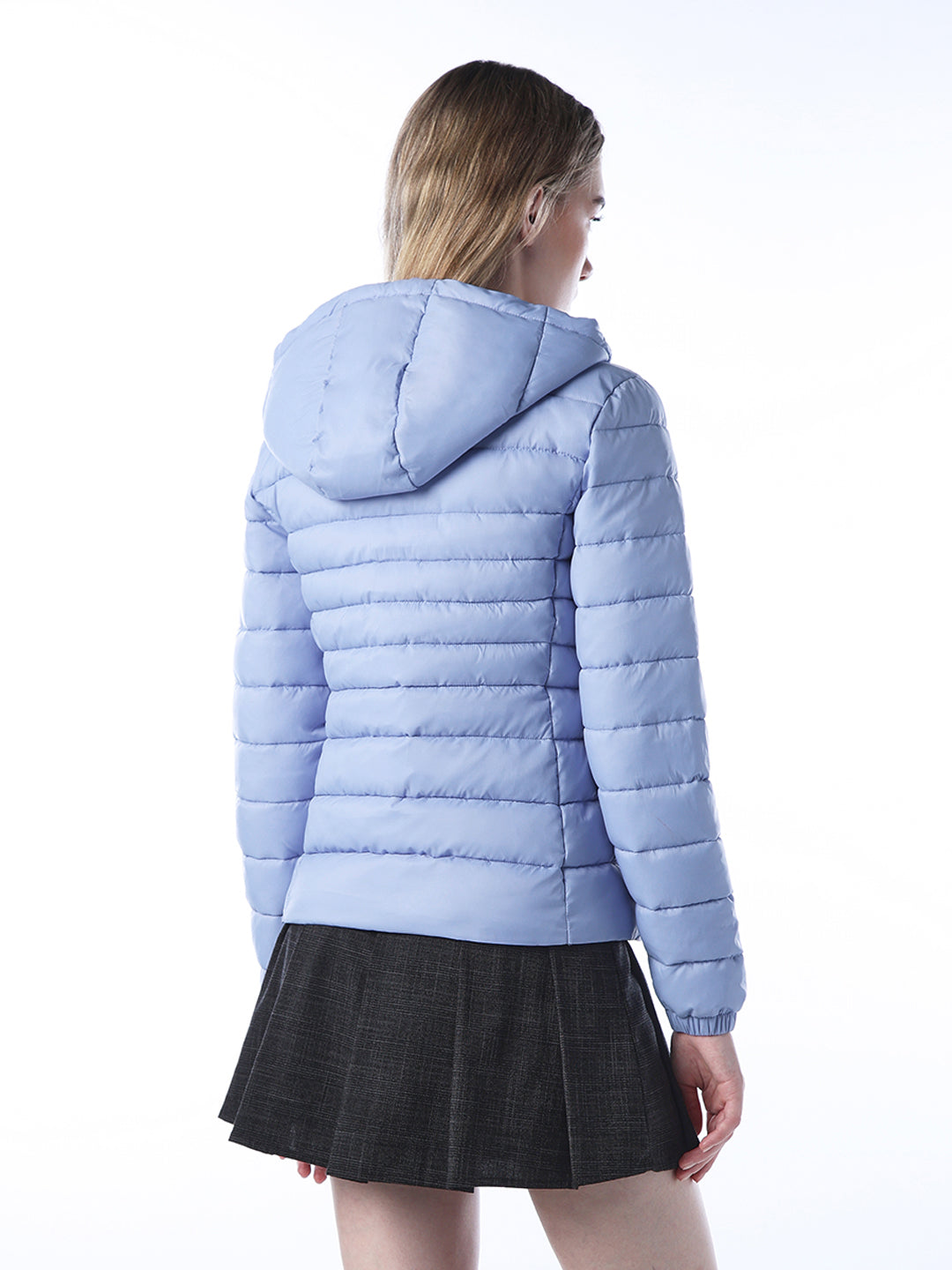 Hooded Puffer Jacket - Blue