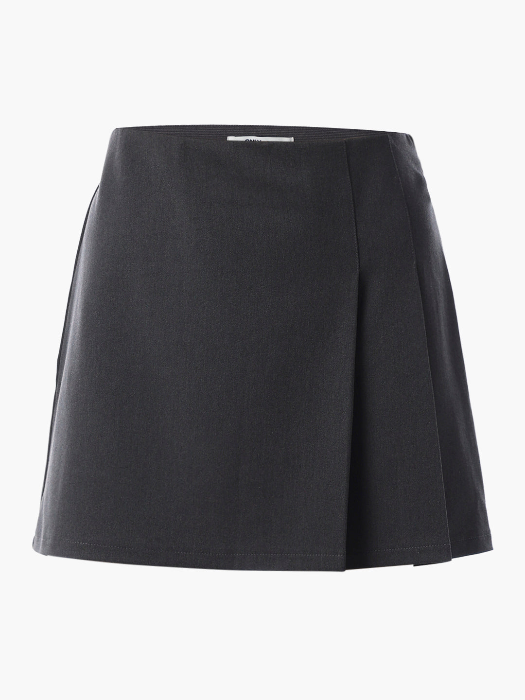 Dark Grey Mini Pleated Skirt