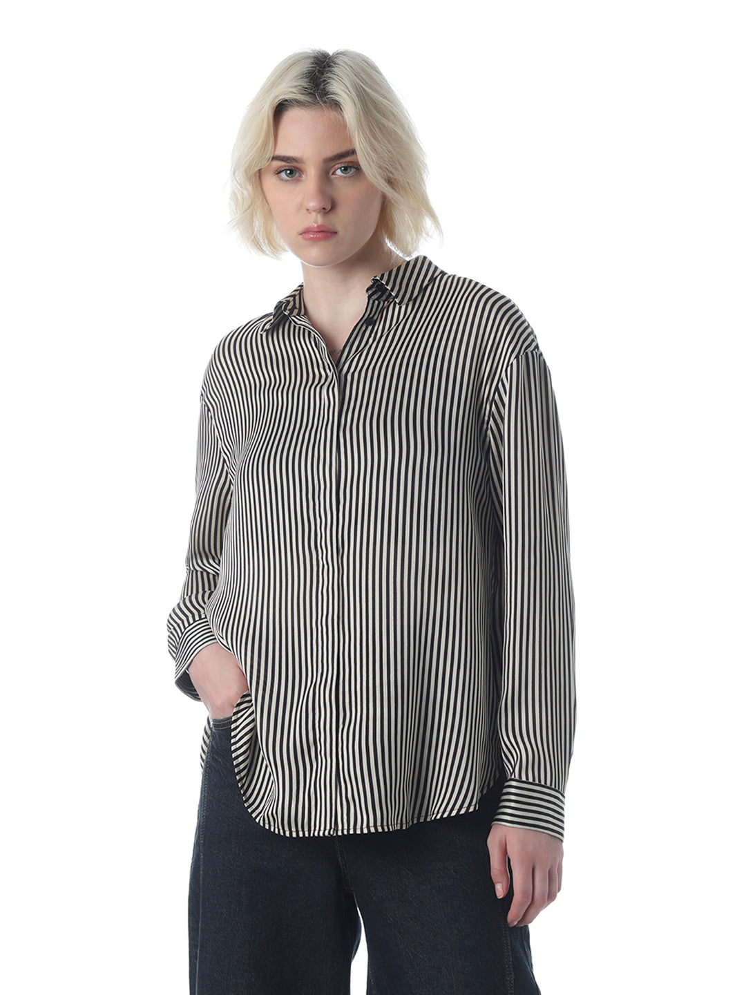 Off-White Striped Shirt