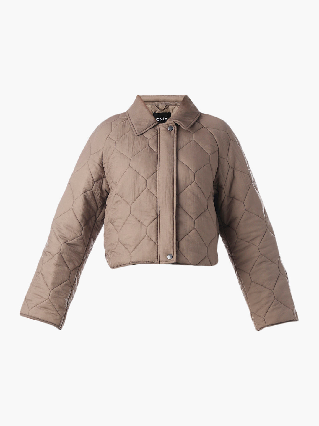 Beige Wine Quilted Jacket
