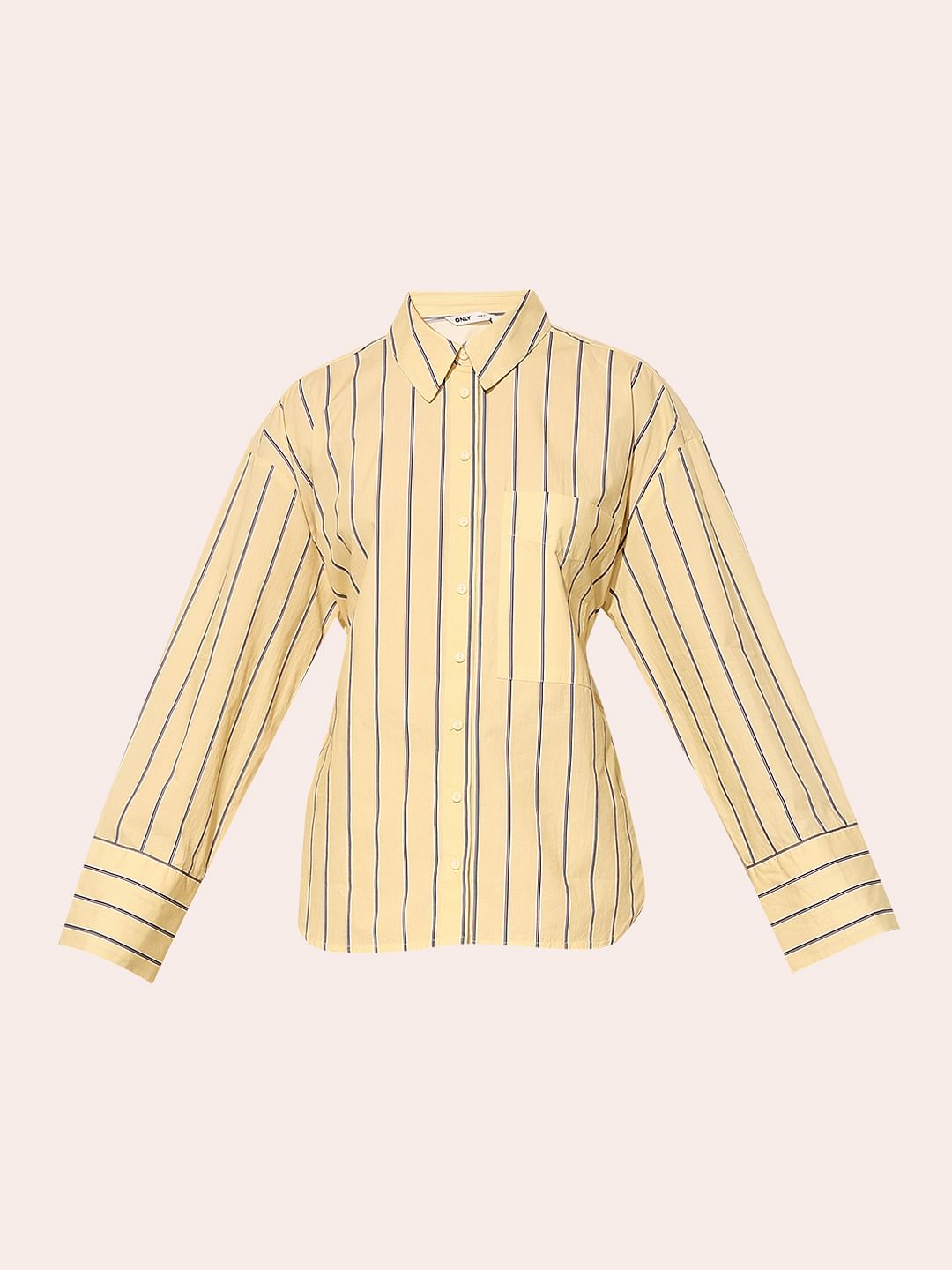 Light Yellow Striped Shirt