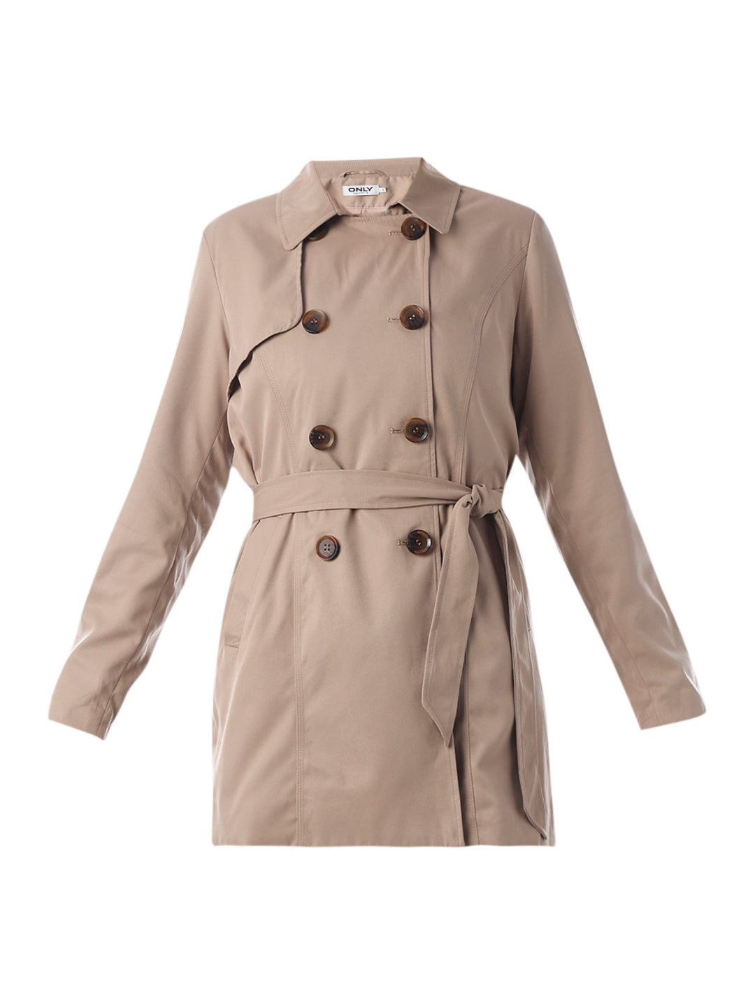 Brown Double Breasted Trench coat