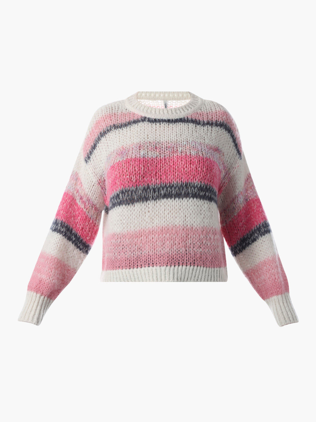 Multi-Colour Cable Knit Sweater