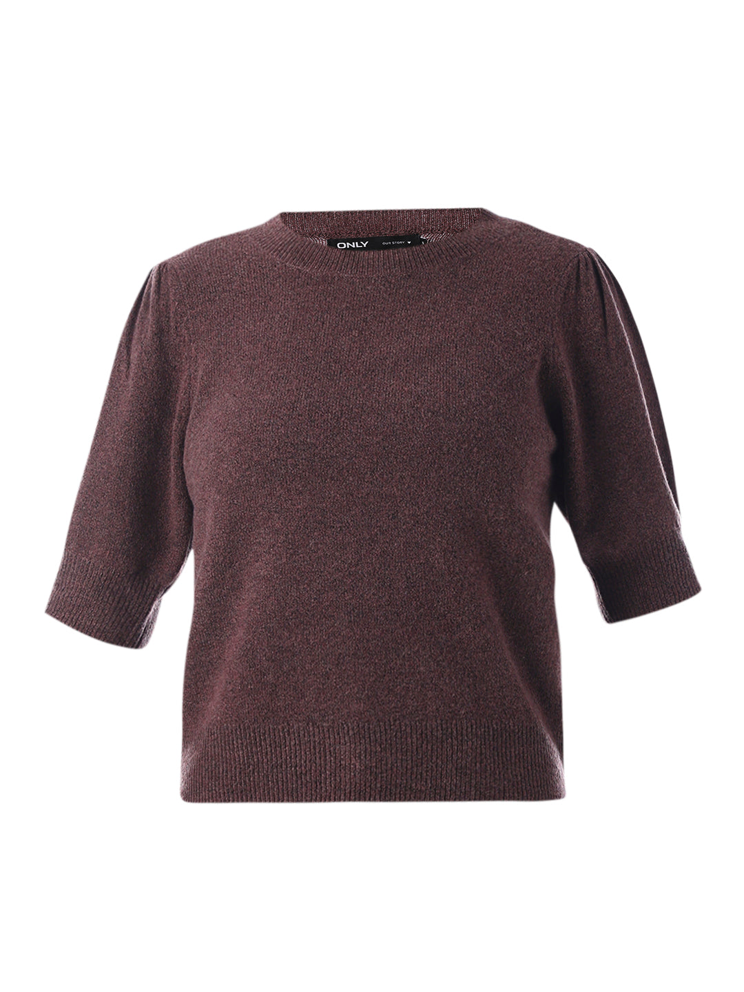 Dark Brown Knitted Pullover