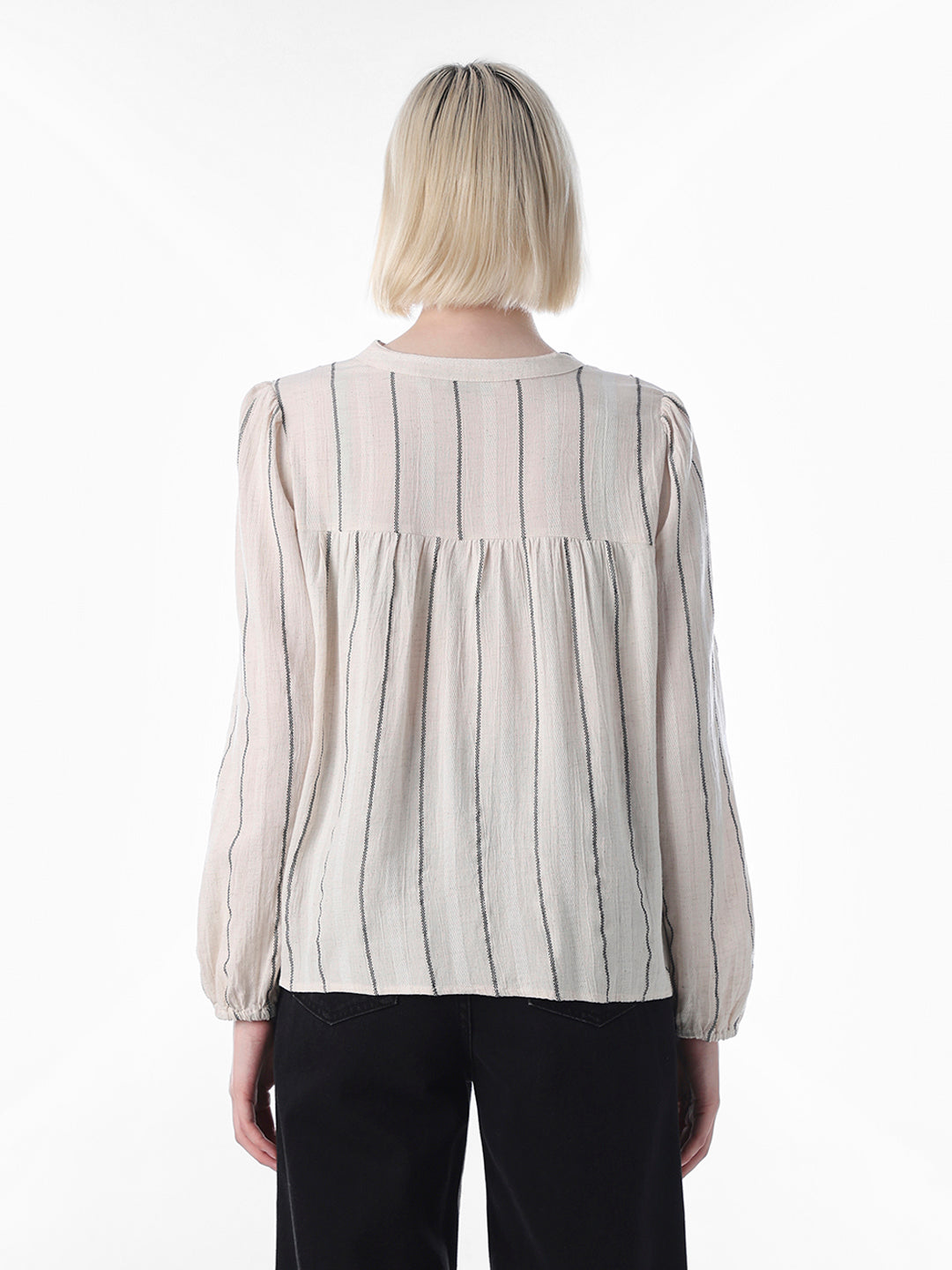 White Embroidered Top