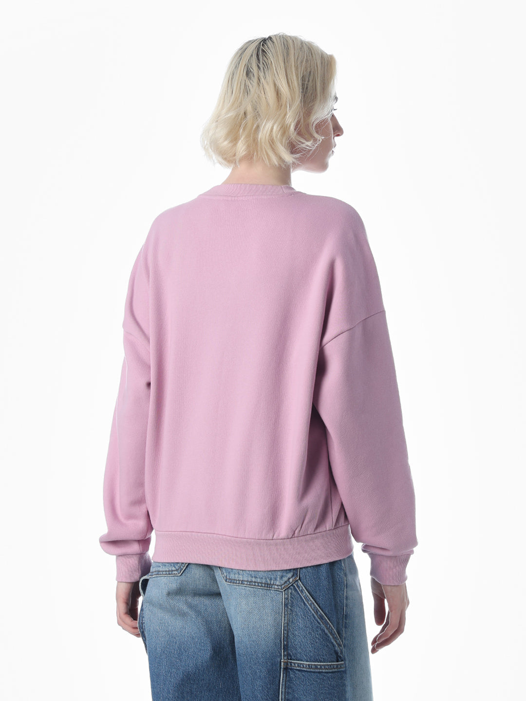 Mauve Printed Sweatshirt