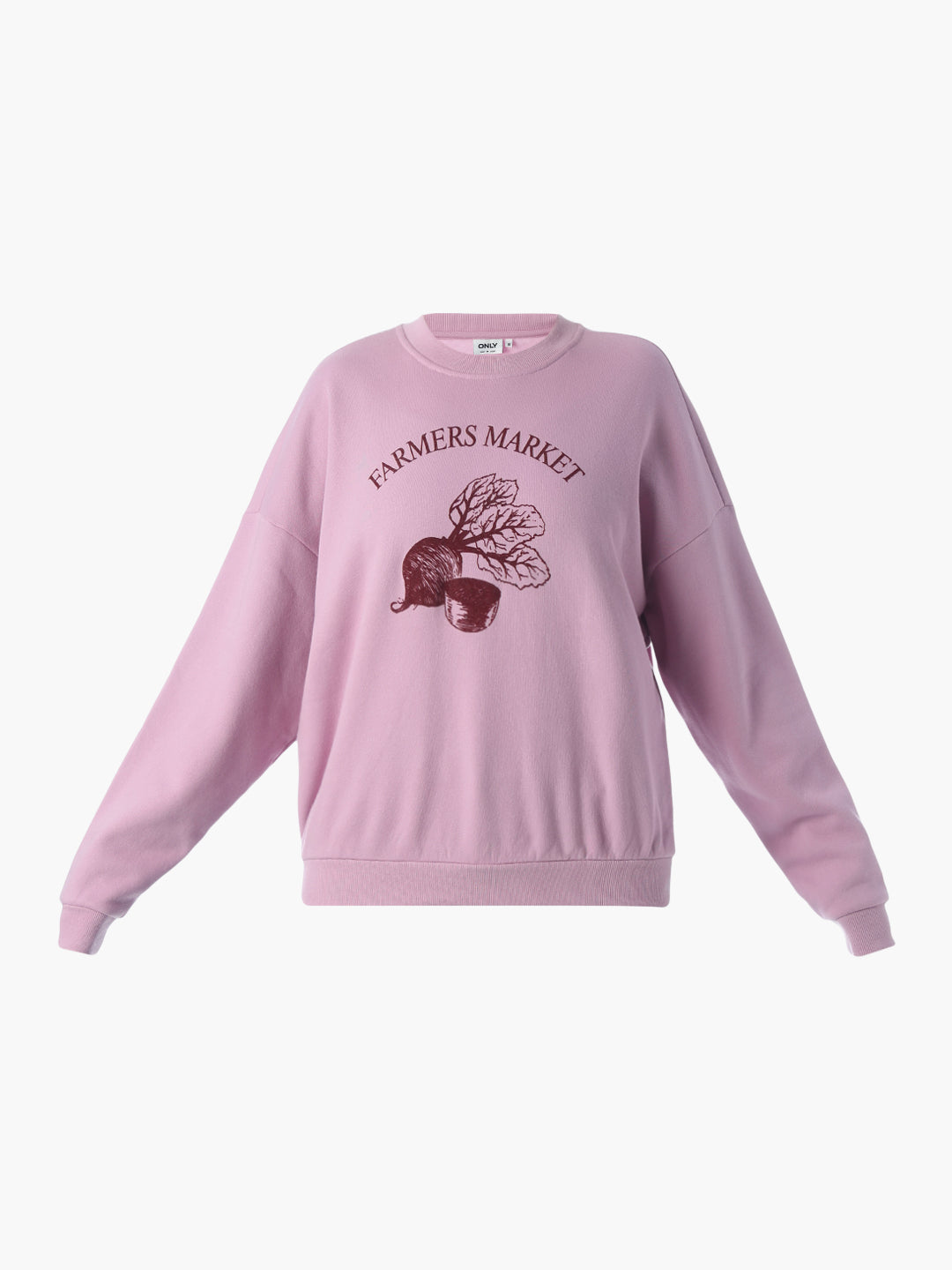 Mauve Printed Sweatshirt