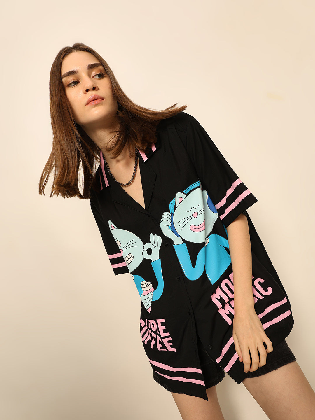 Dirty Pote Black Printed Unisex Shirt