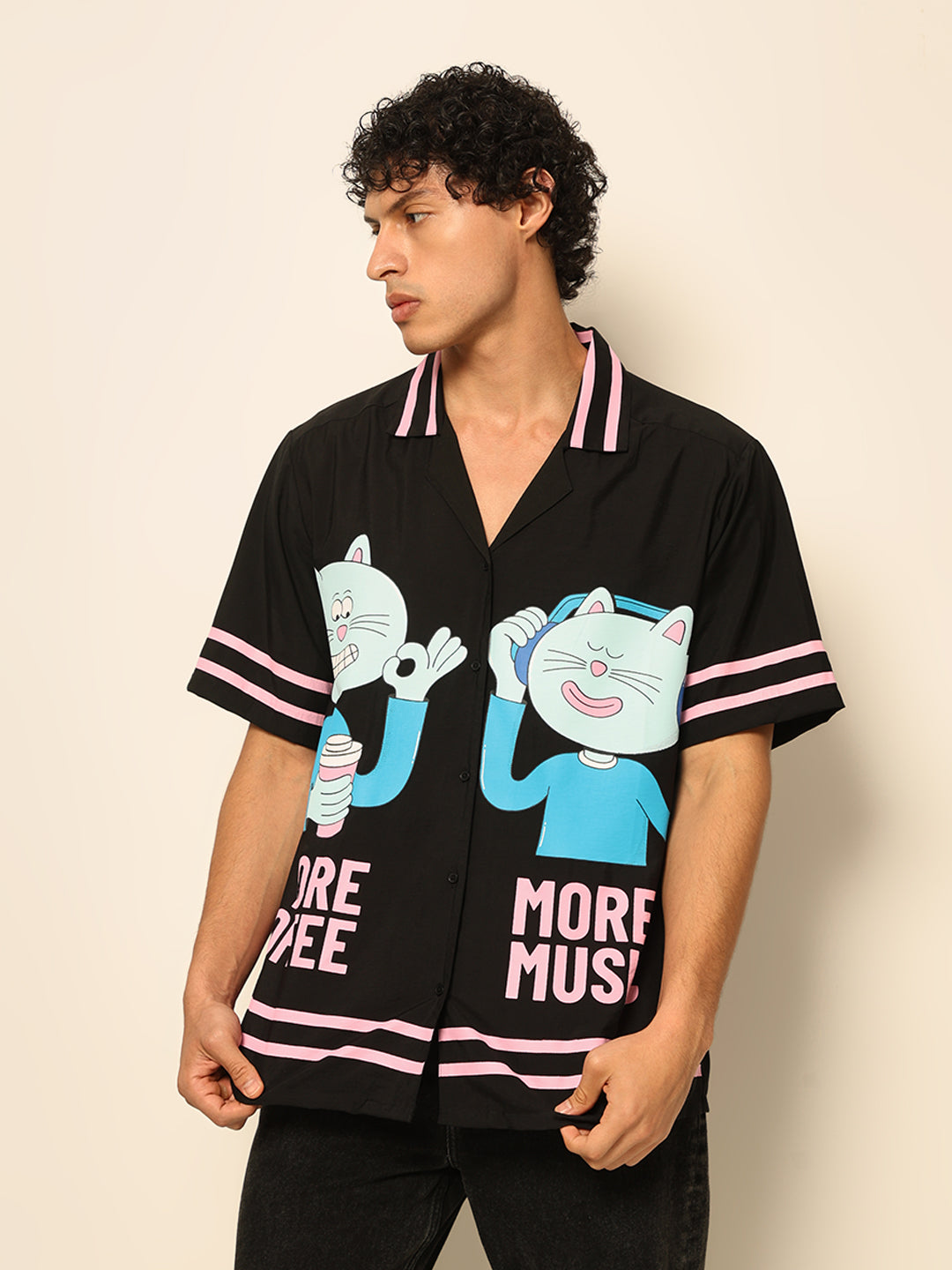 Dirty Pote Black Printed Unisex Shirt