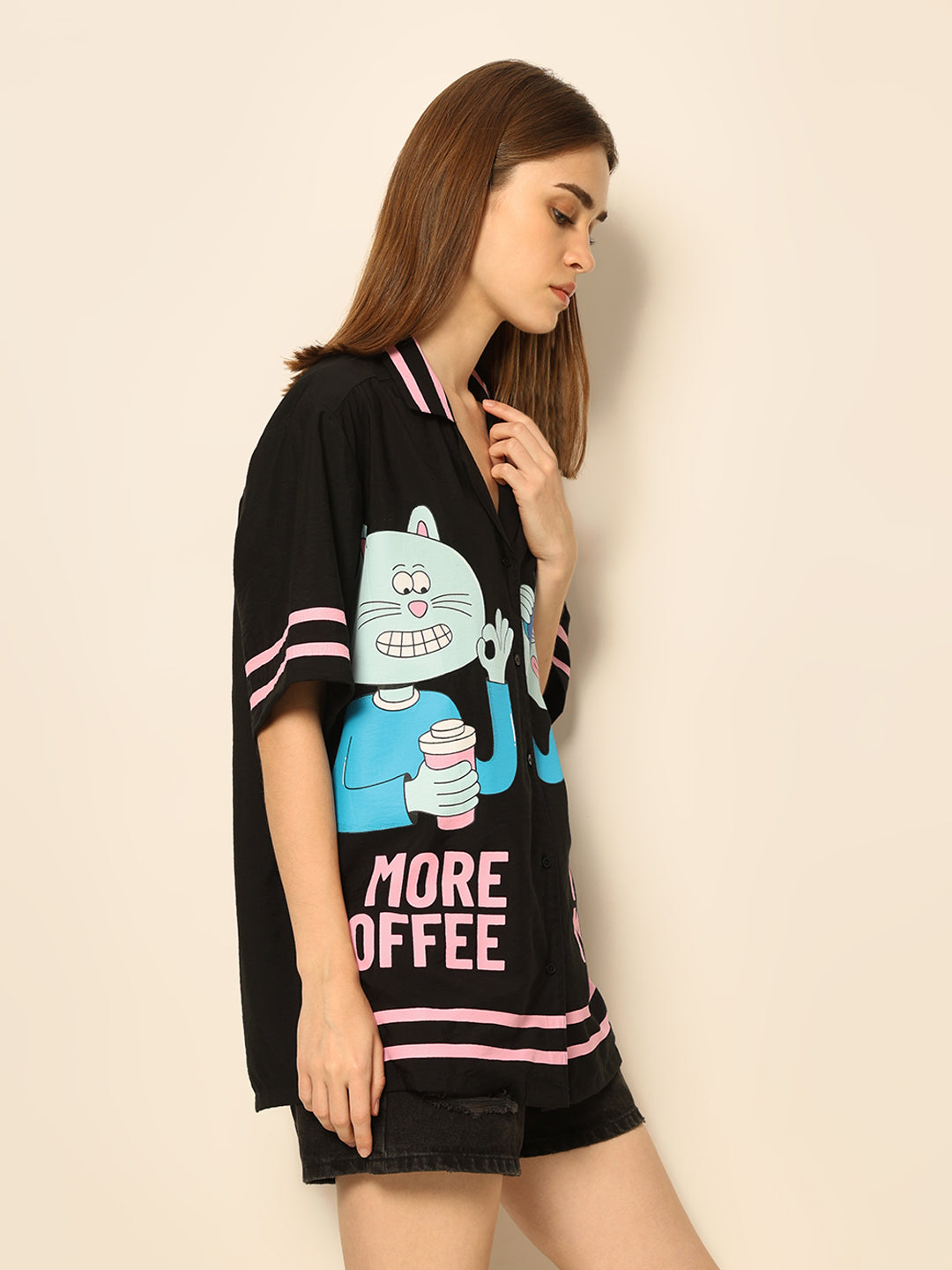 Dirty Pote Black Printed Unisex Shirt