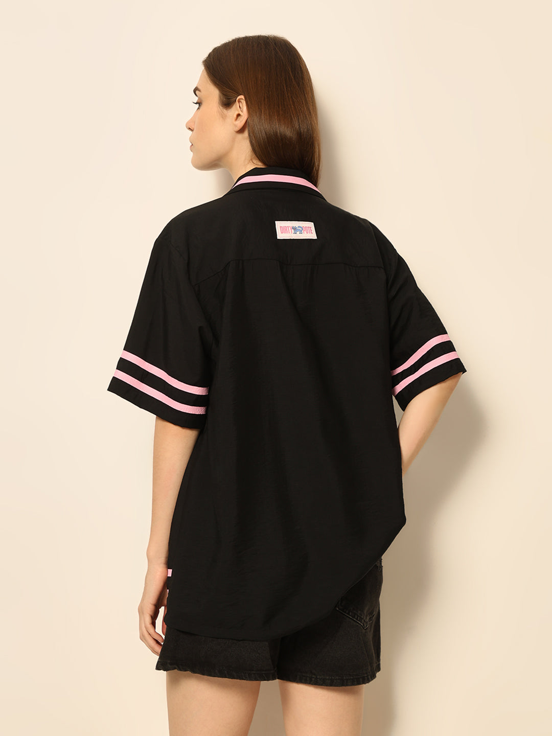 Dirty Pote Black Printed Unisex Shirt