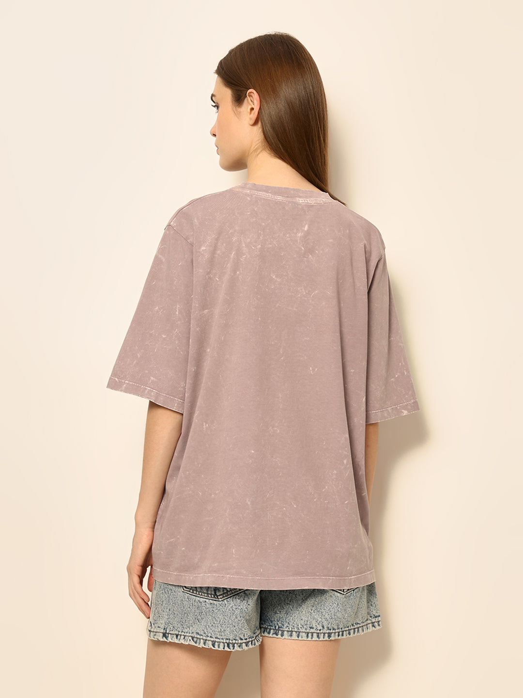 Dirty Pote Grey Printed Unisex Oversized T-shirt