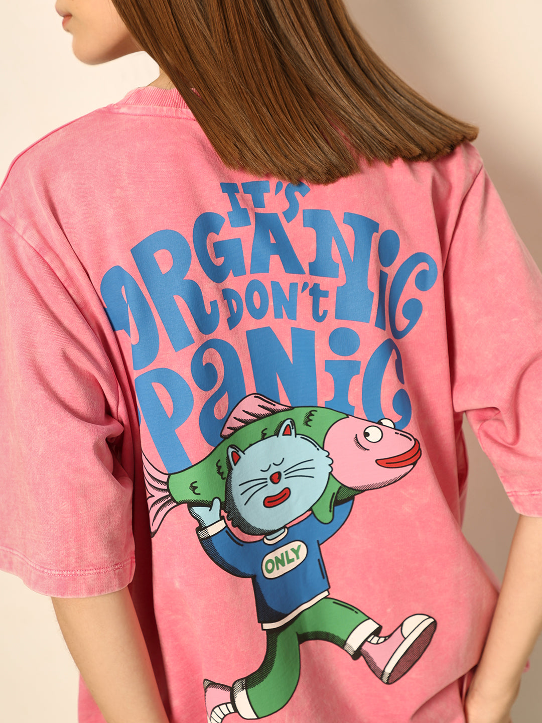 Dirty Pote Pink Printed Unisex Oversized T-shirt