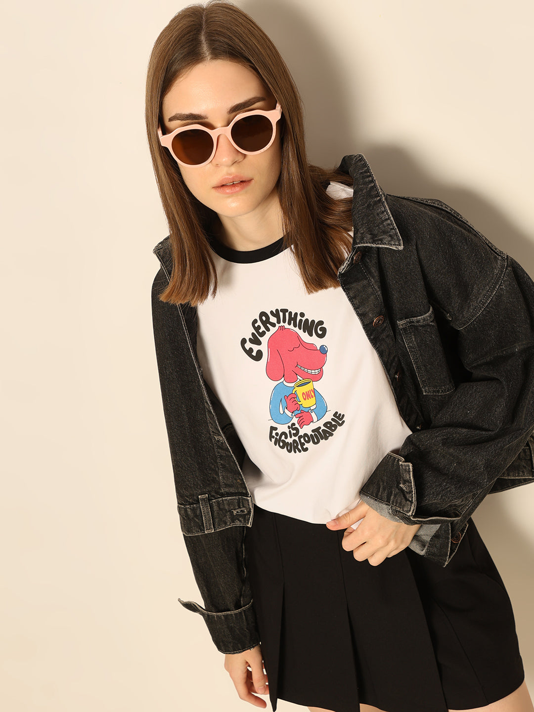 Dirty Pote White Printed T-shirt