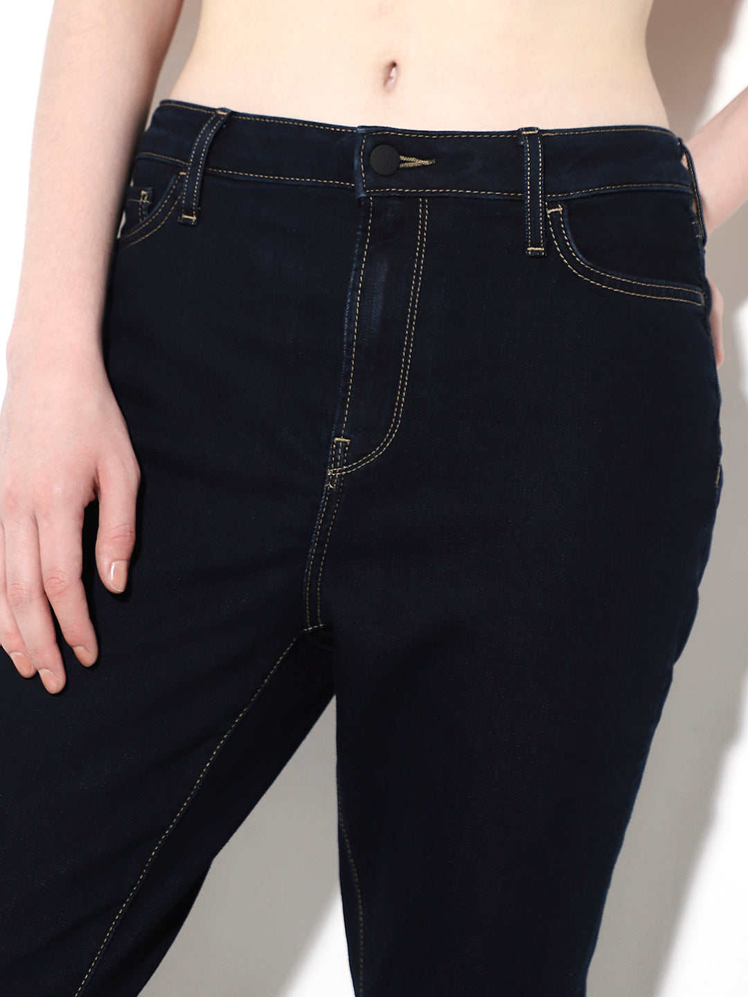 Black High Rise Skinny Jeans