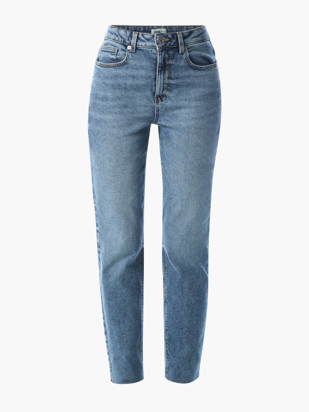 Straight Fit High Rise Jeans