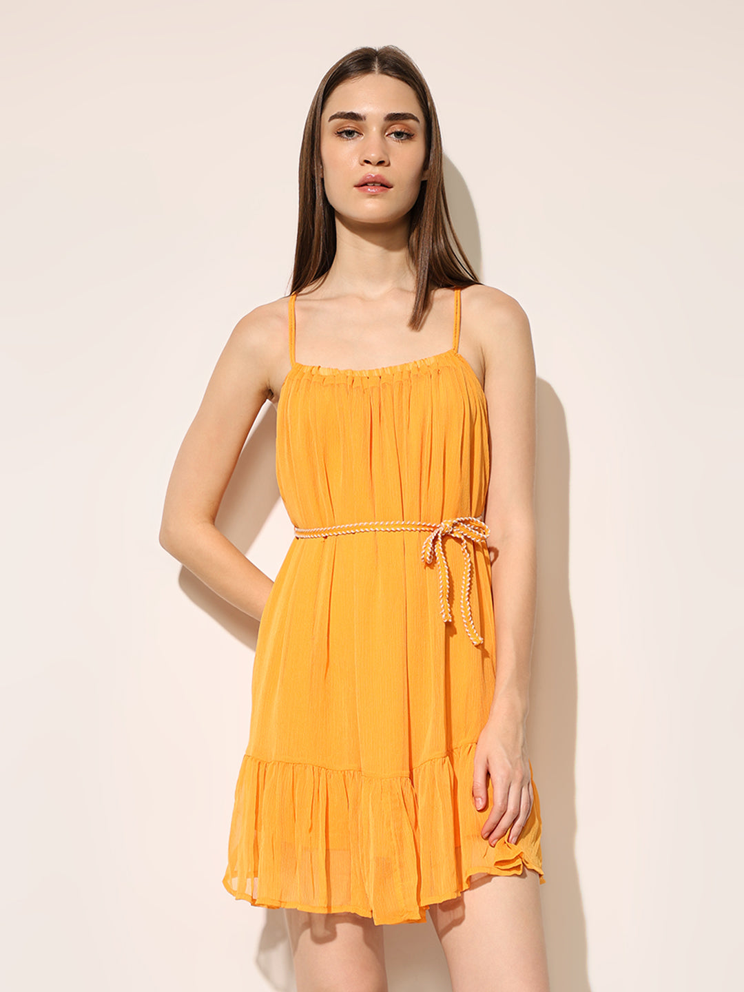 Orange Strappy Dress