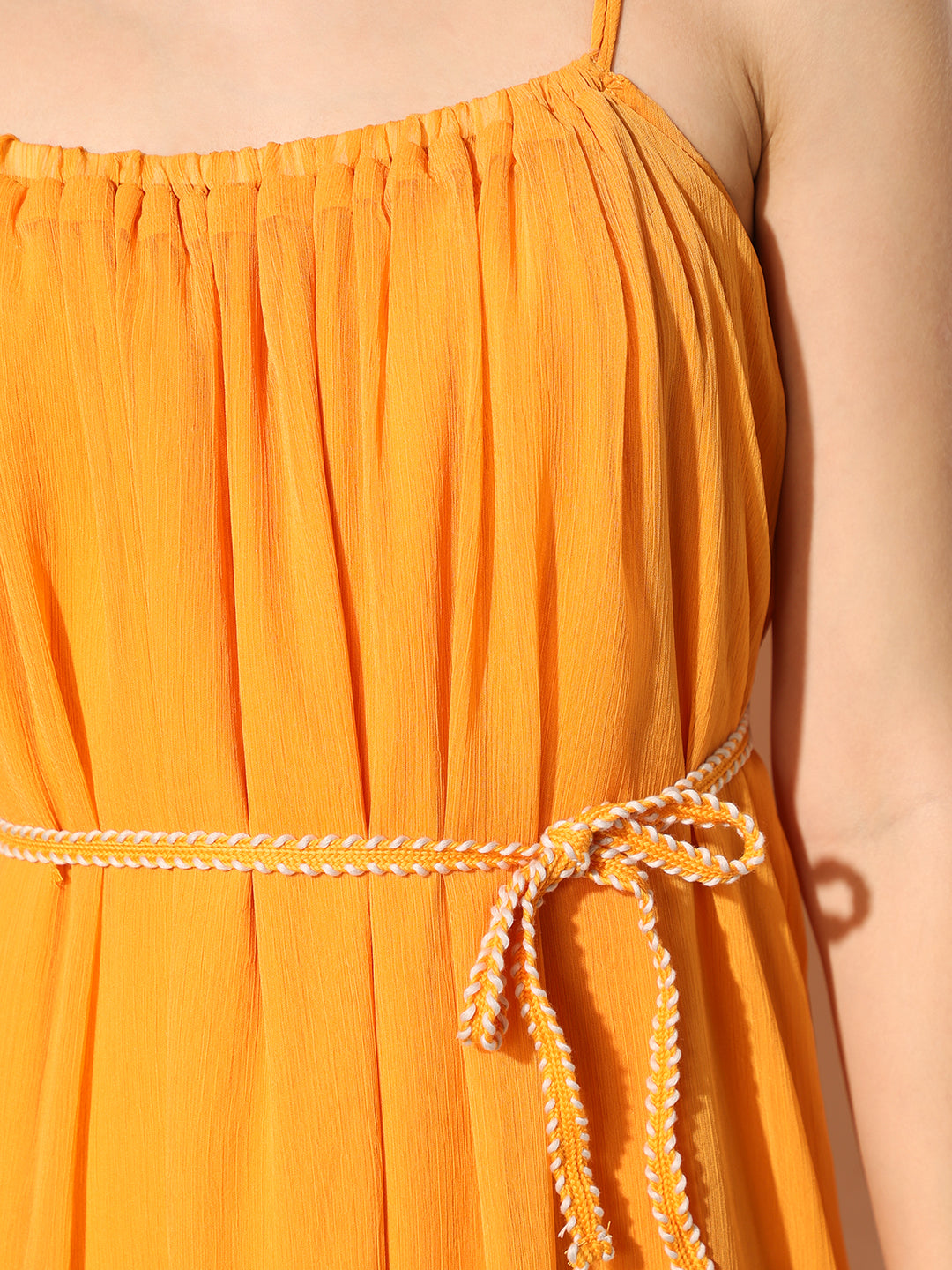 Orange Strappy Dress