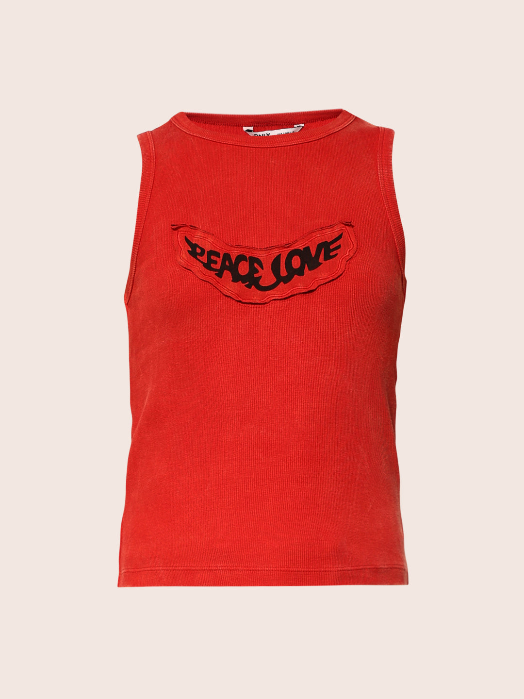 Red Fitted Vest Top