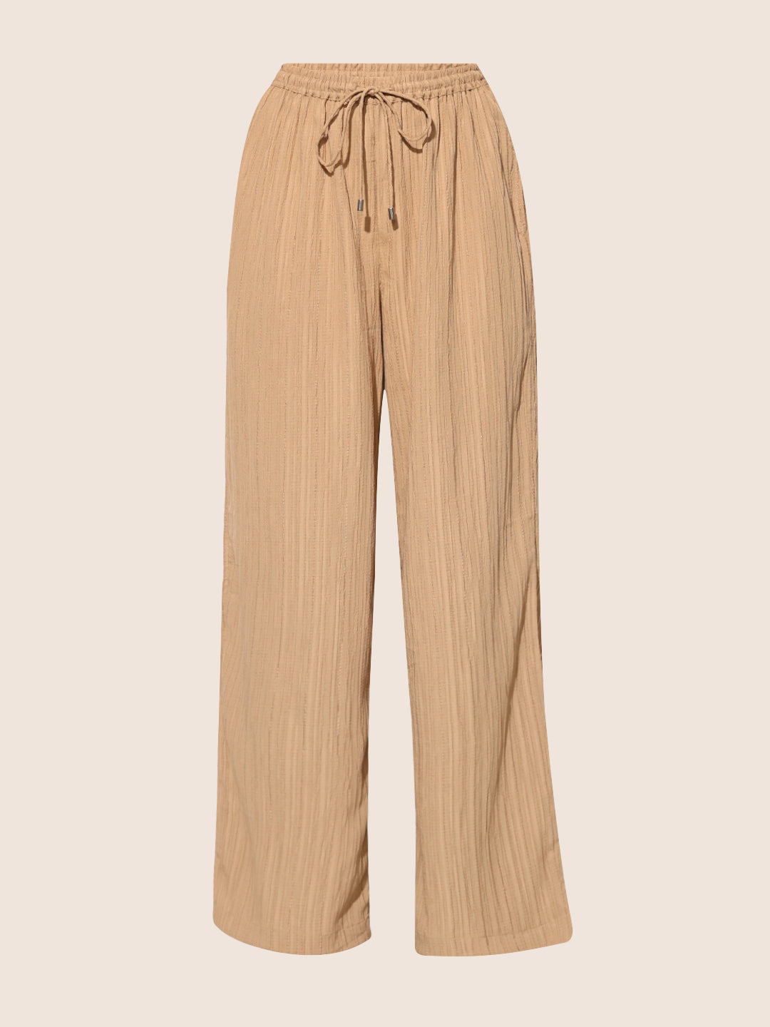 Brown High Rise Flared Pants